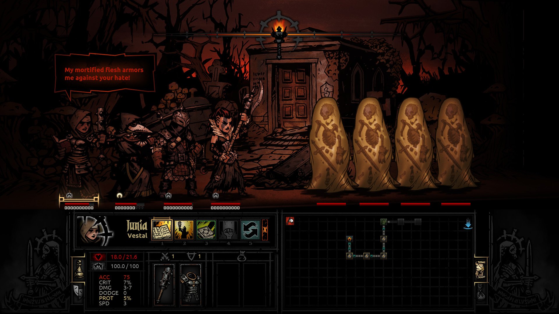 Скриншот 3 к игре Darkest Dungeon v.24839 (28859) [GOG] (2016)