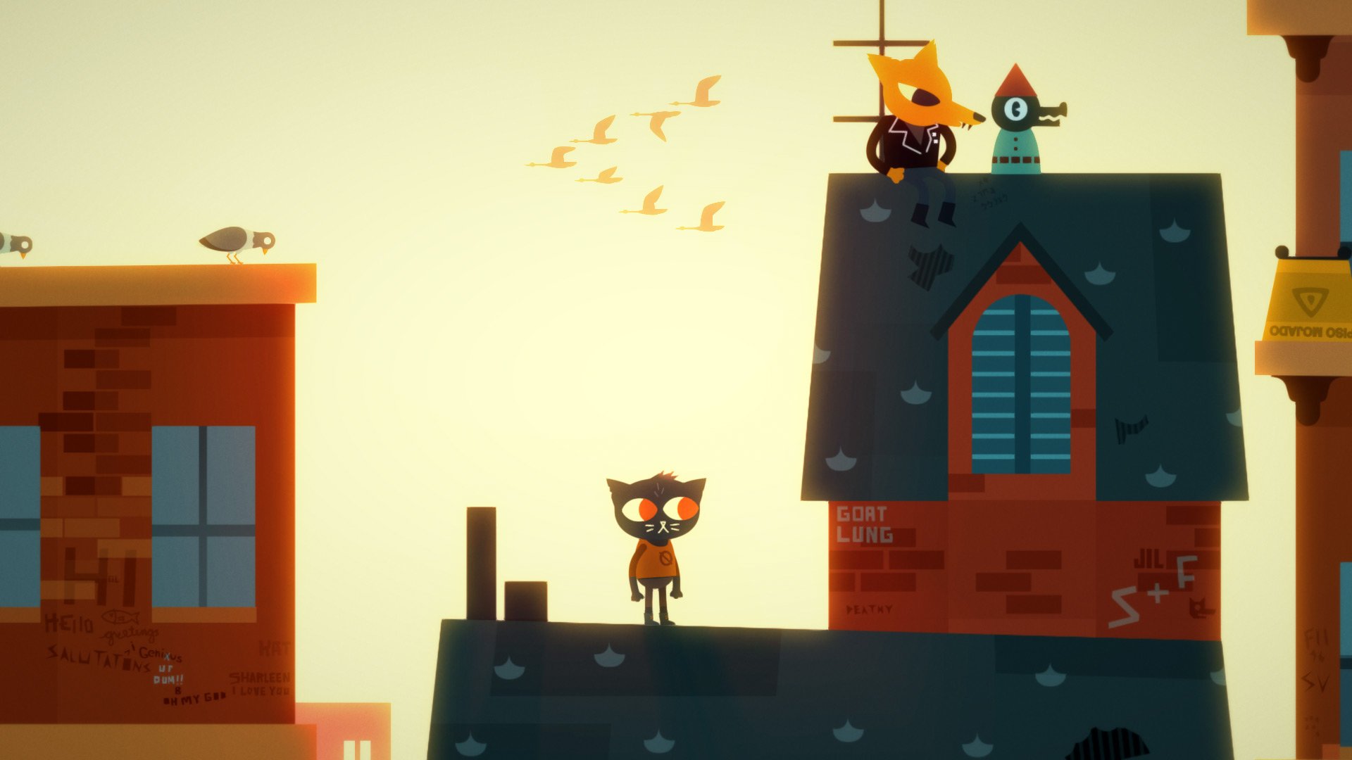 Скриншот 2 к игре Night in the Woods Weird Autumn Edition [GOG] (2017)