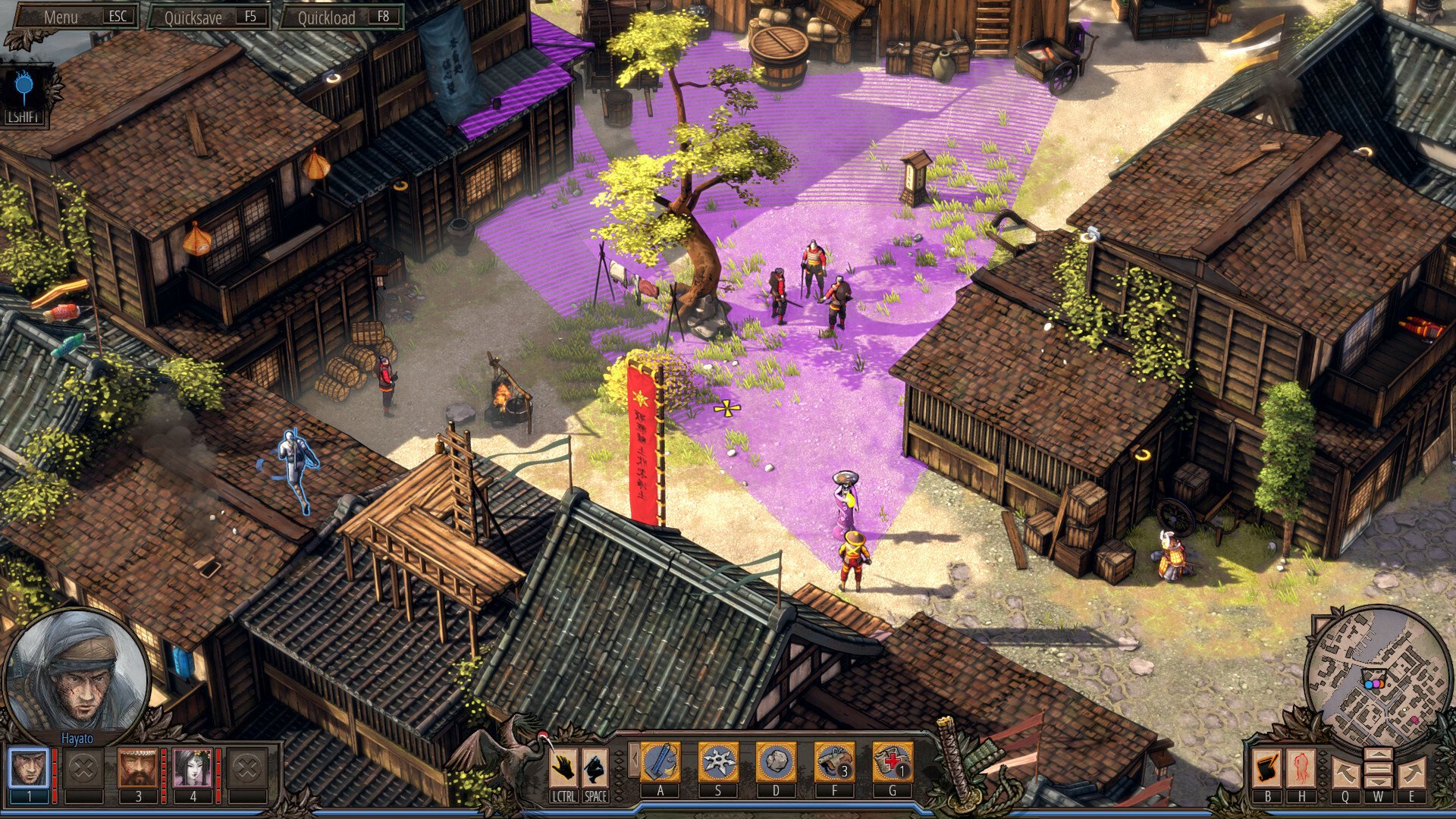 Скриншот 3 к игре Shadow Tactics: Blades of the Shogun - Aiko's Choice (2021) PC | Лицензия