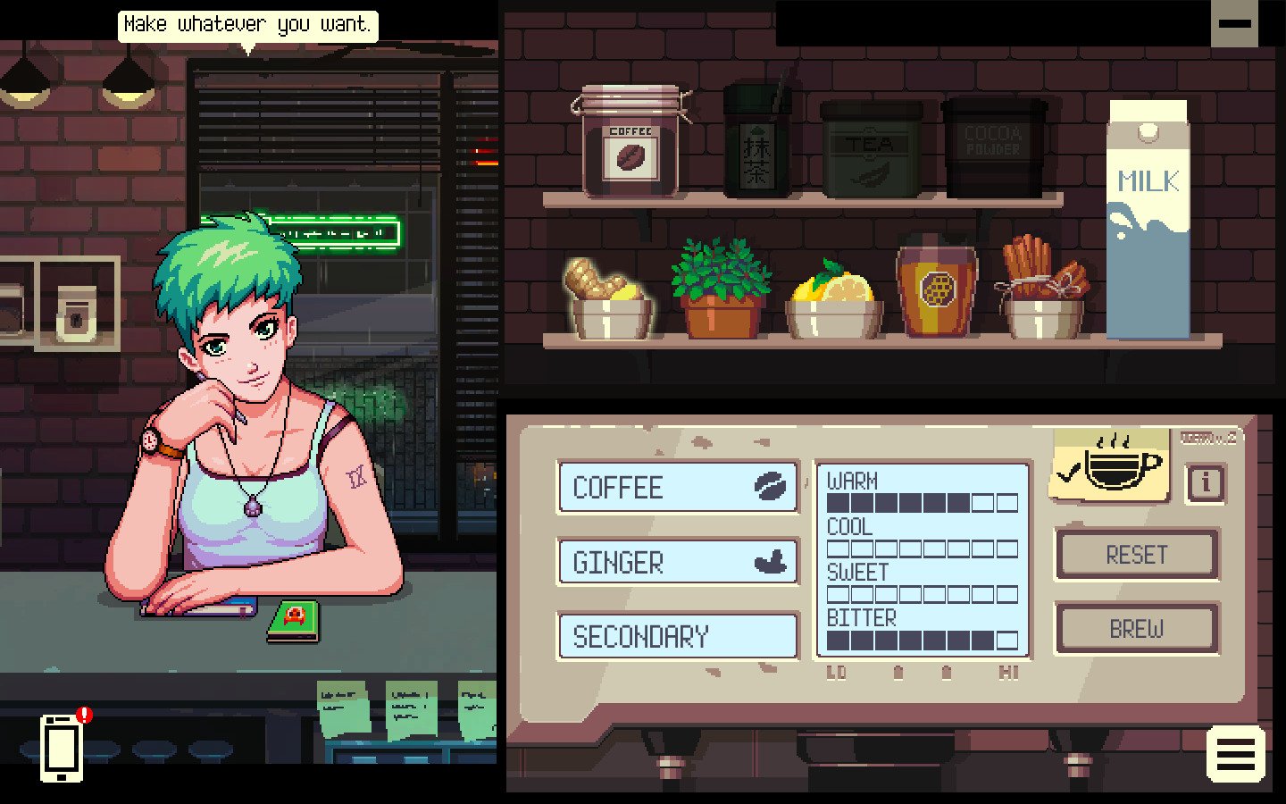 Скриншот 2 к игре Coffee Talk v1.45 [GOG] (2020)