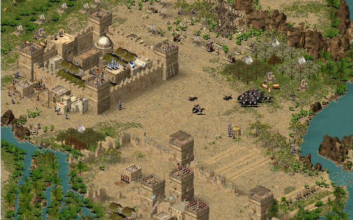 Скриншот 1 к игре Stronghold Crusader HD v1.41a [GOG] (2002)